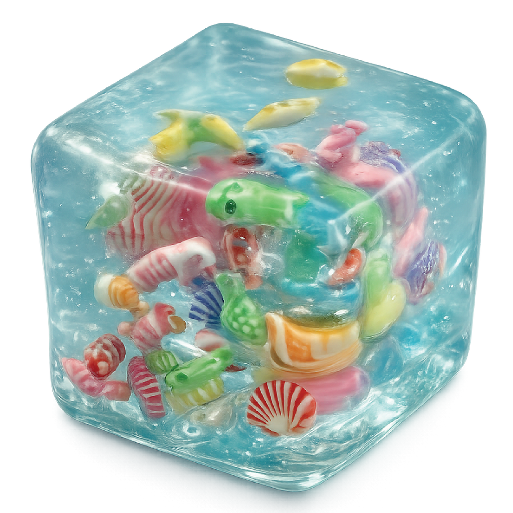 Fun Doh Squishy Charm Cube Fidget Toy