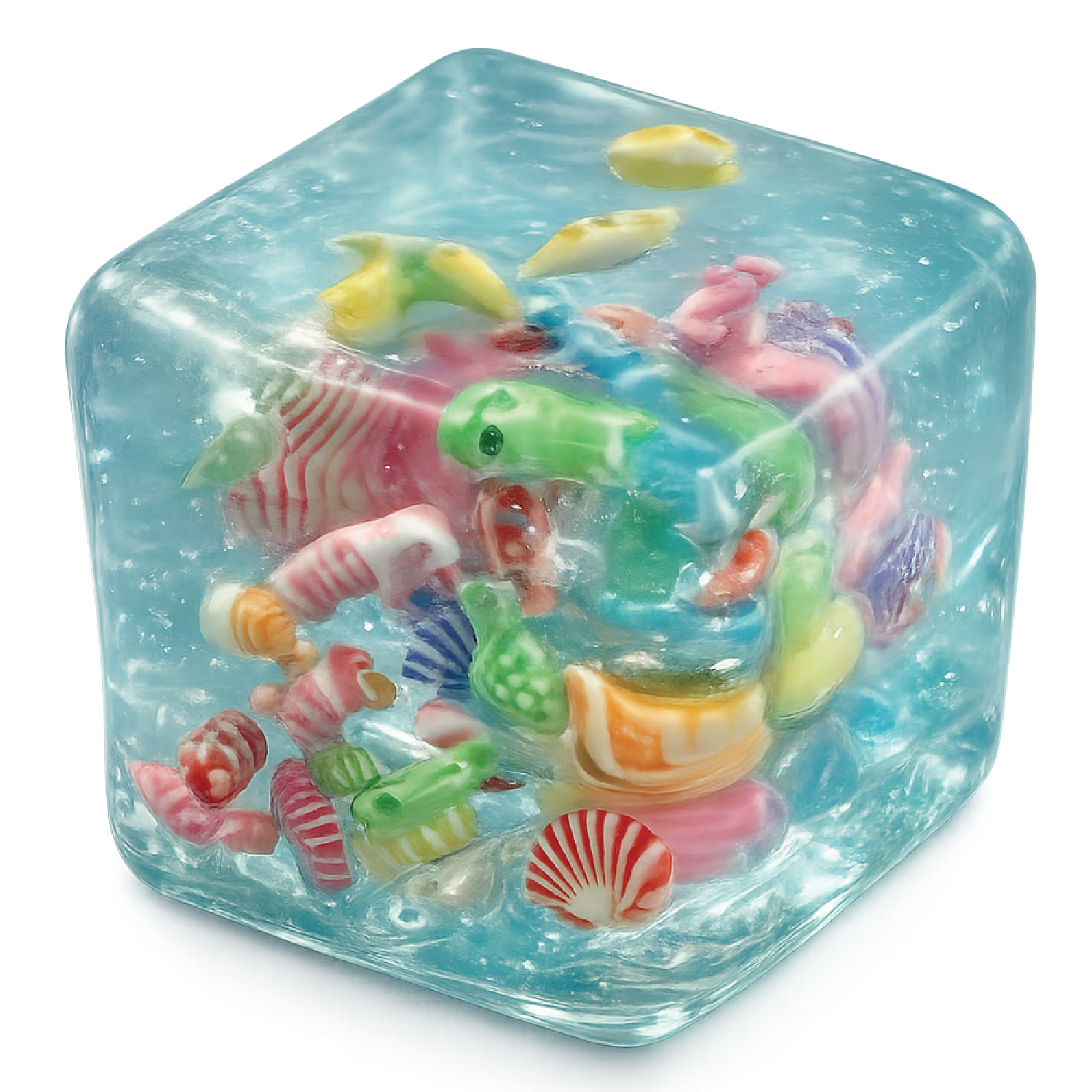Fun Doh Squishy Charm Cube Fidget Toy