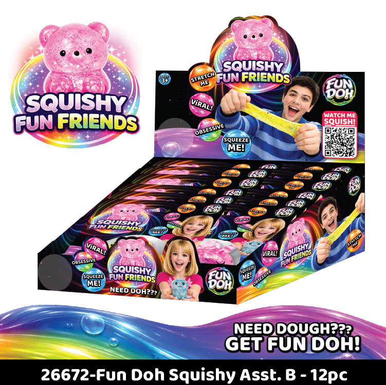 Fun Doh Squishy Gummy Fidget Toy