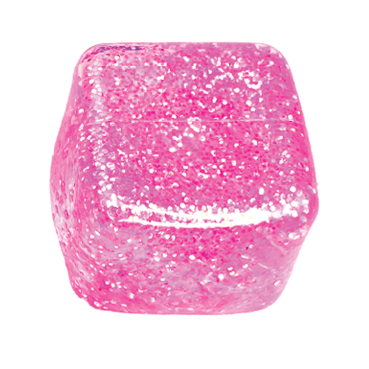 Fun Doh Glow in the Dark Squishy Sparkle Cube -