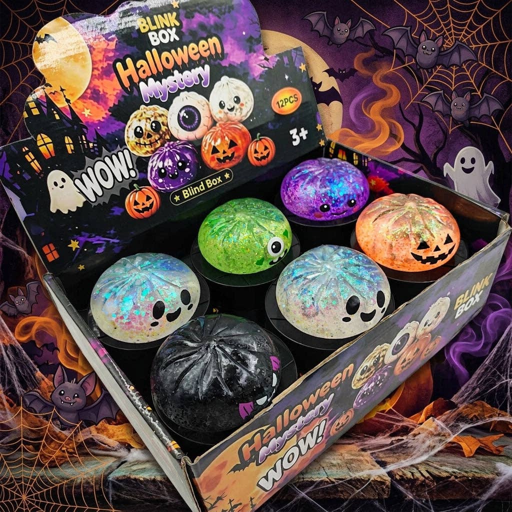 Halloween Glitter Slow Rise Maltose Dumpling Squishy Toy