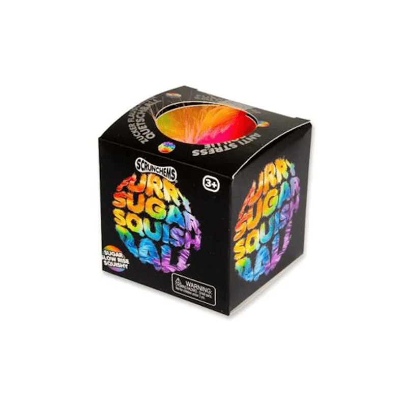 Scrunchems® Furry Sugar Stress Ball Squishy Fidget Toy (1pc)