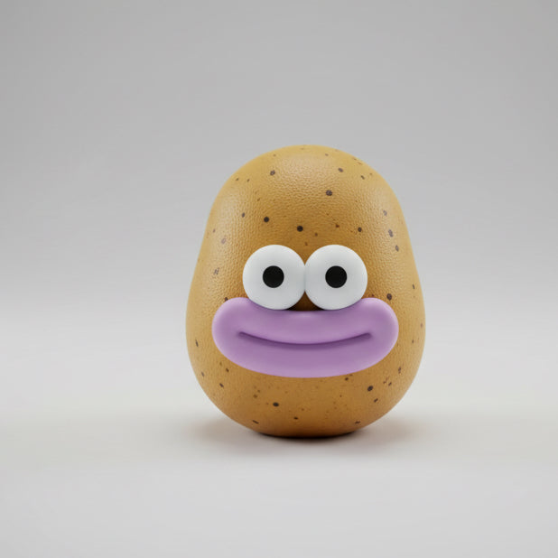 Squishy Spud Potato- with Face!