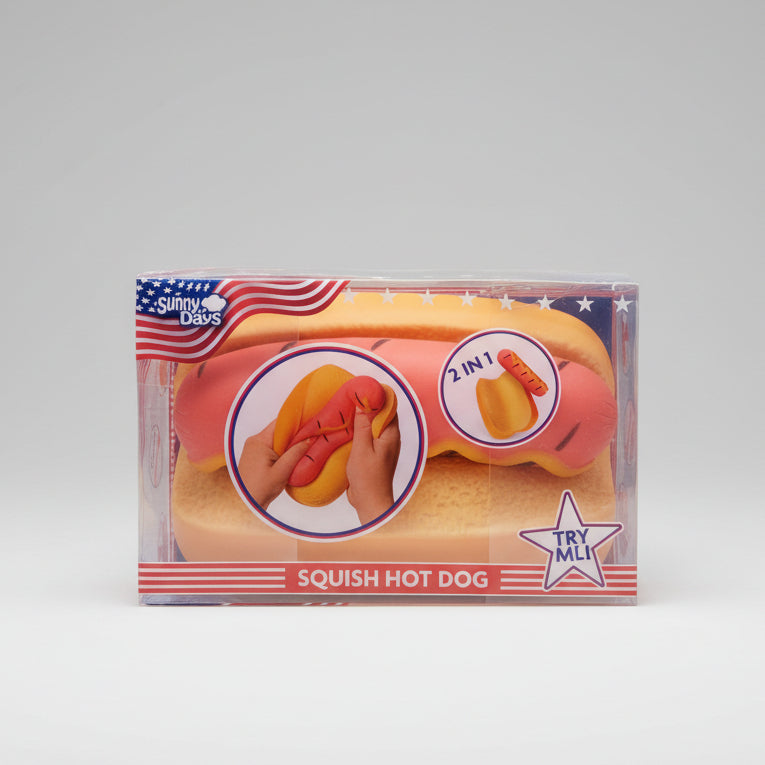 Sunny Days- Squeeezy Hot Dog- Squish