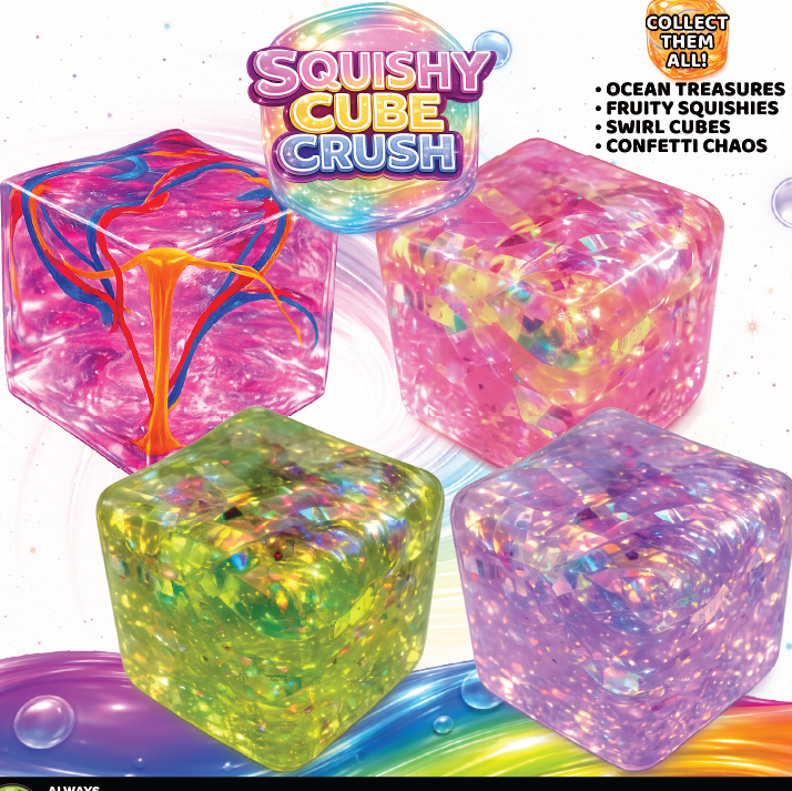 Fun Doh Squishy Charm Cube Fidget Toy