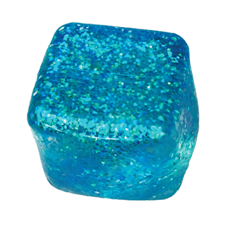 Fun Doh Glow in the Dark Squishy Sparkle Cube -