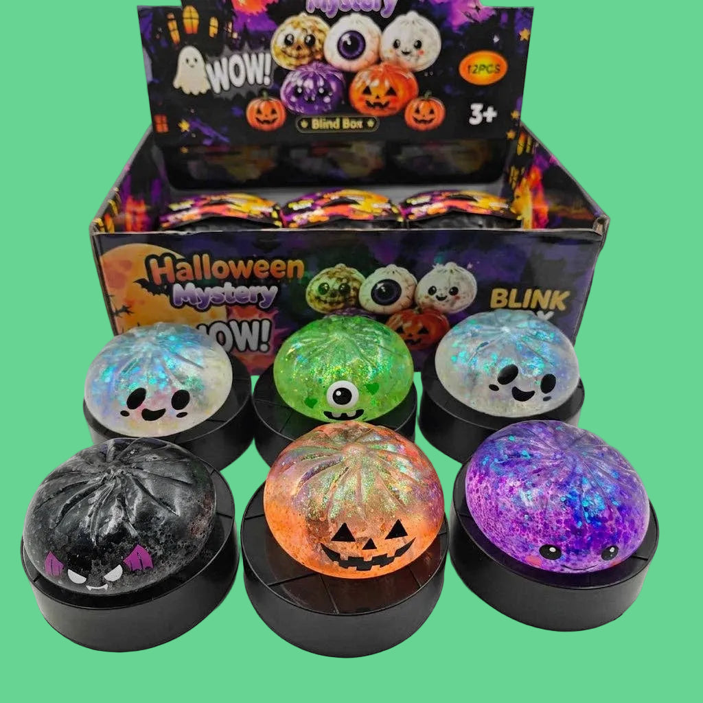Halloween Glitter Slow Rise Maltose Dumpling Squishy Toy
