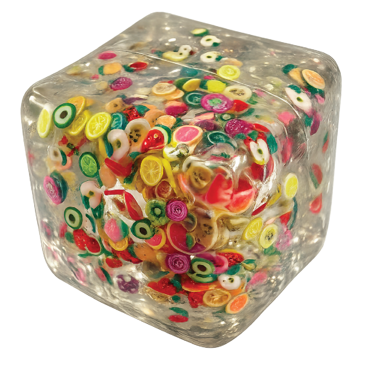 Fun Doh Squishy Charm Cube Fidget Toy