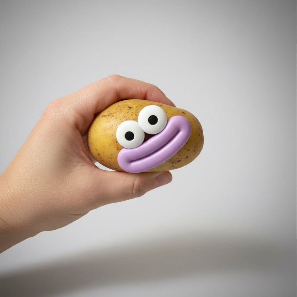 Squishy Spud Potato- with Face!