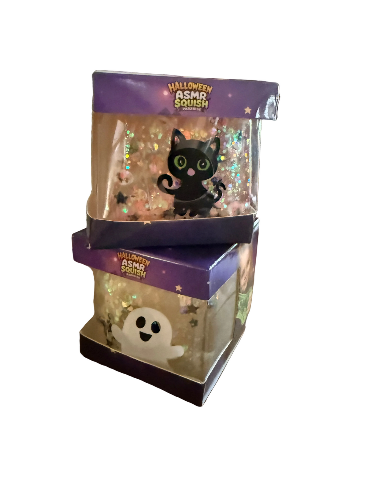 Halloween Glitter Cubes