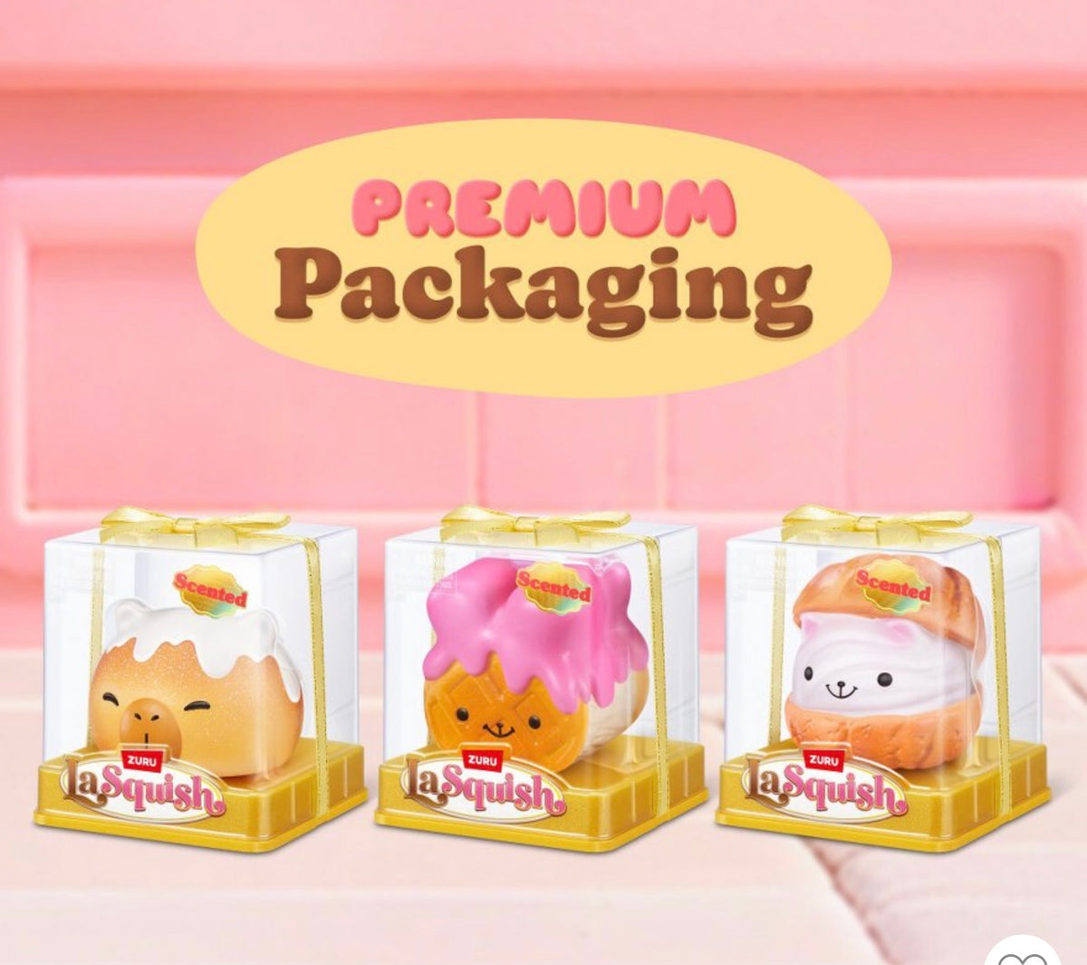 ZURU- La Squish - 4” Assorted Foods