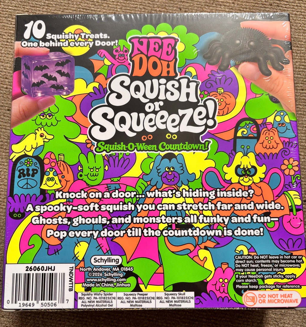 Schylling- NeeDoh- Squish or Squeeze- Squish-O-Ween Countdown!