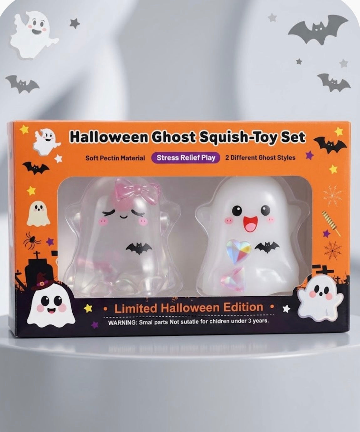 👻Boy & Girl- COCOUNT OIL- Ghost Set- Squish👻