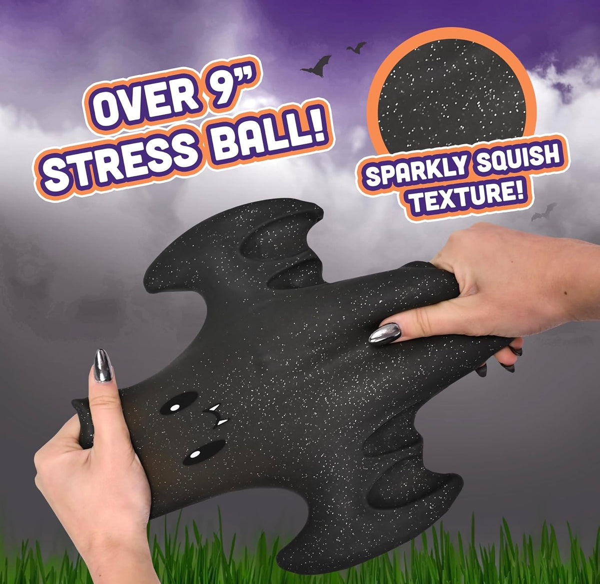 Toy Mendous- 9” Halloween Bat Squish