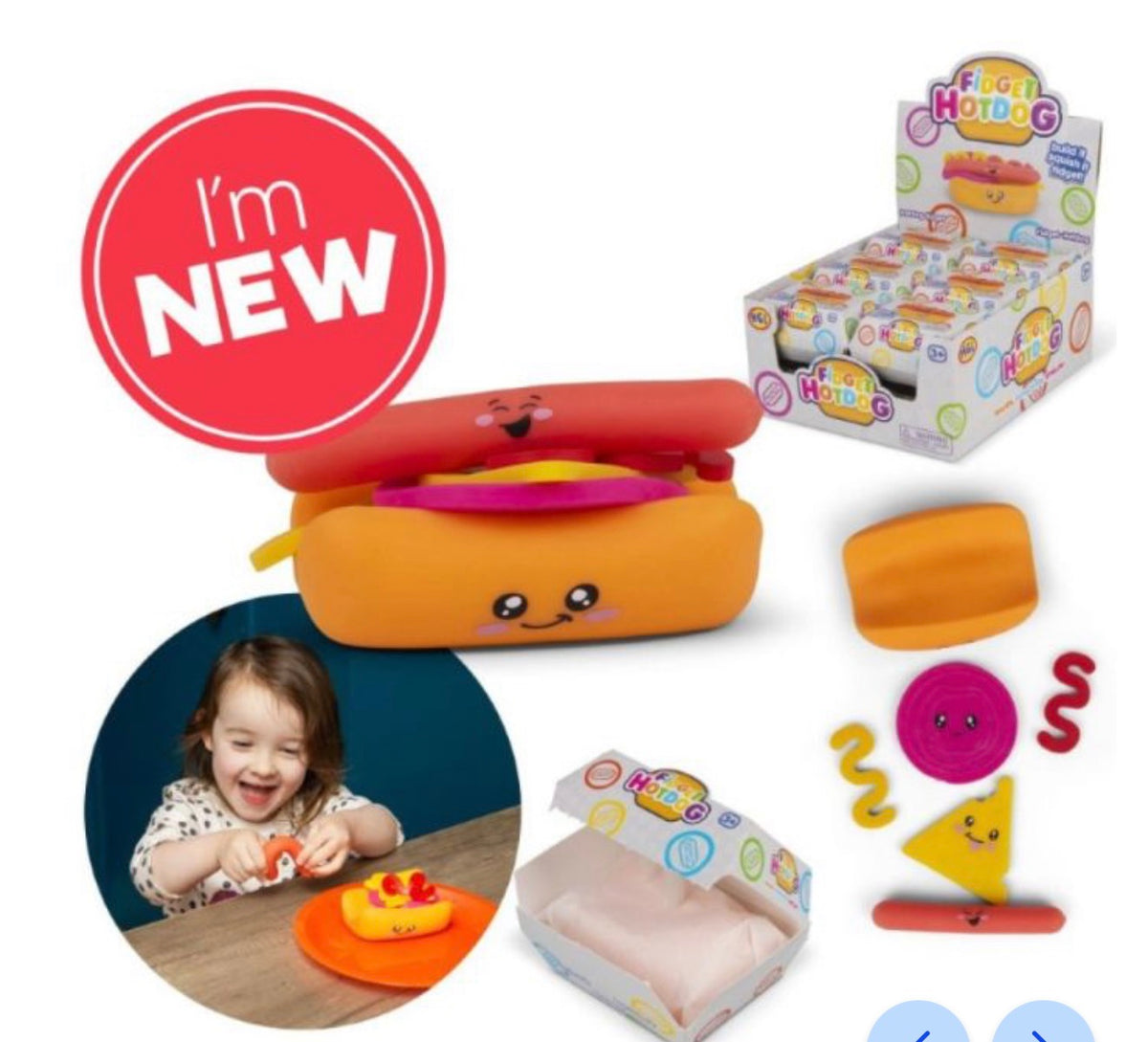 Scrunchems Fidget Hot Dog