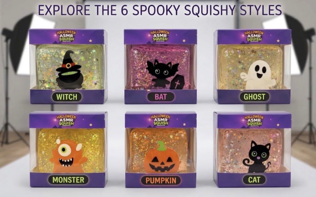Halloween Glitter Cubes