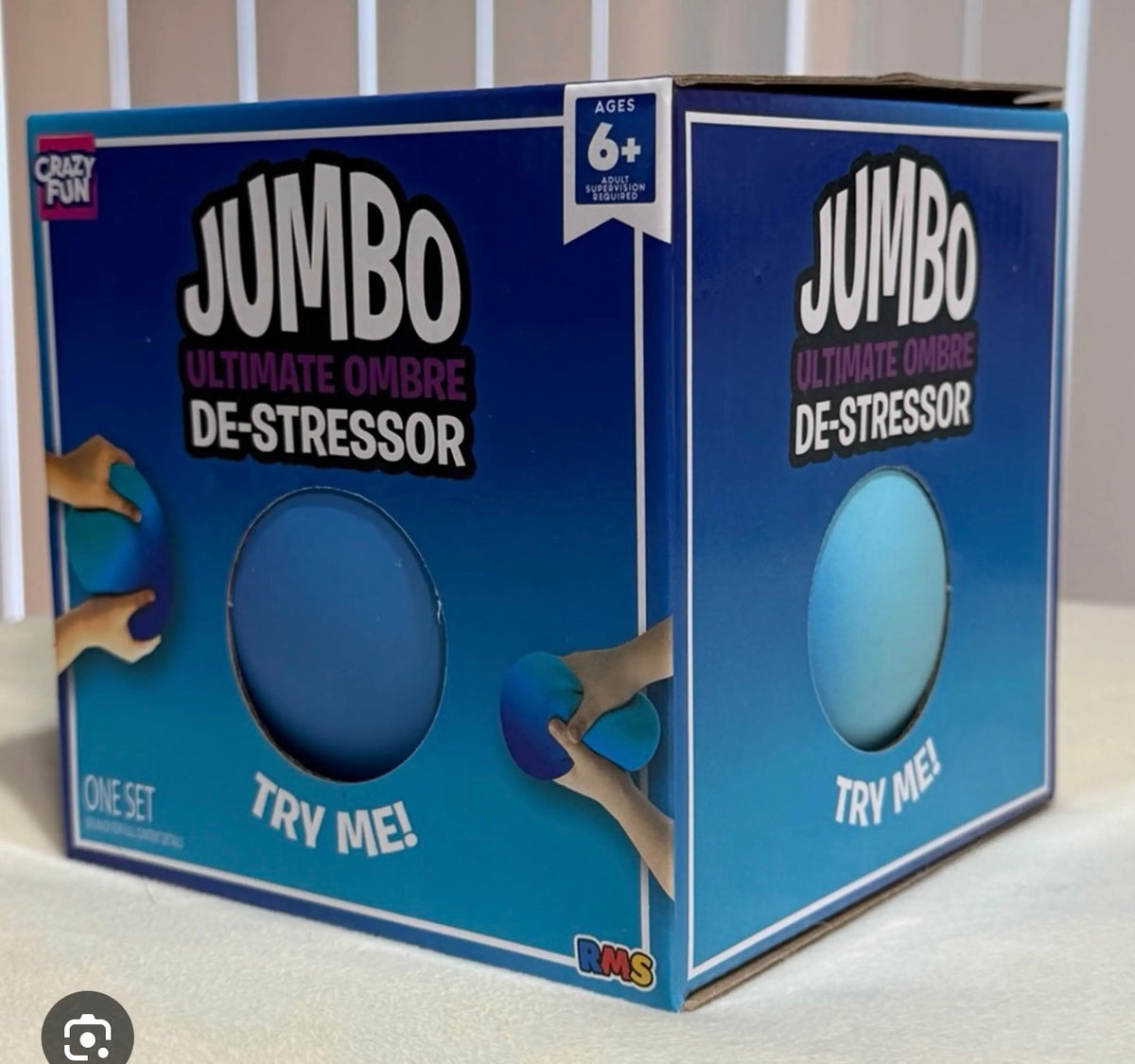 RMS- JUMBO- Ombre Destresser Ball (1 piece)