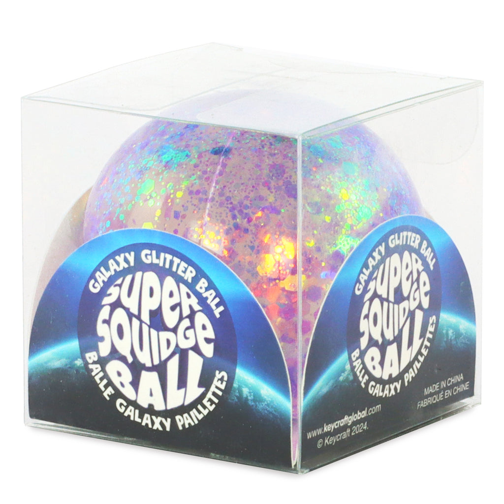 Super Squidge Glitter Galaxy Ball