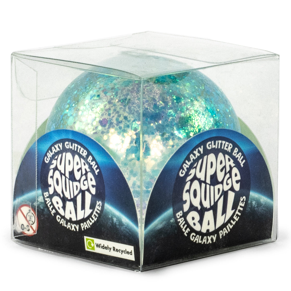 Super Squidge Glitter Galaxy Ball