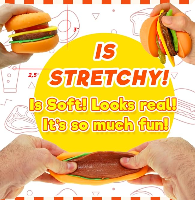JA-RU- Cheeseburger Foodie Squish