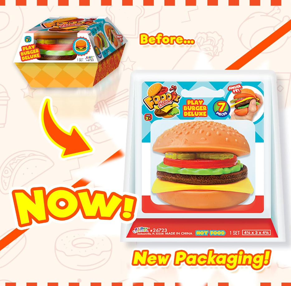 JA-RU- Cheeseburger Foodie Squish