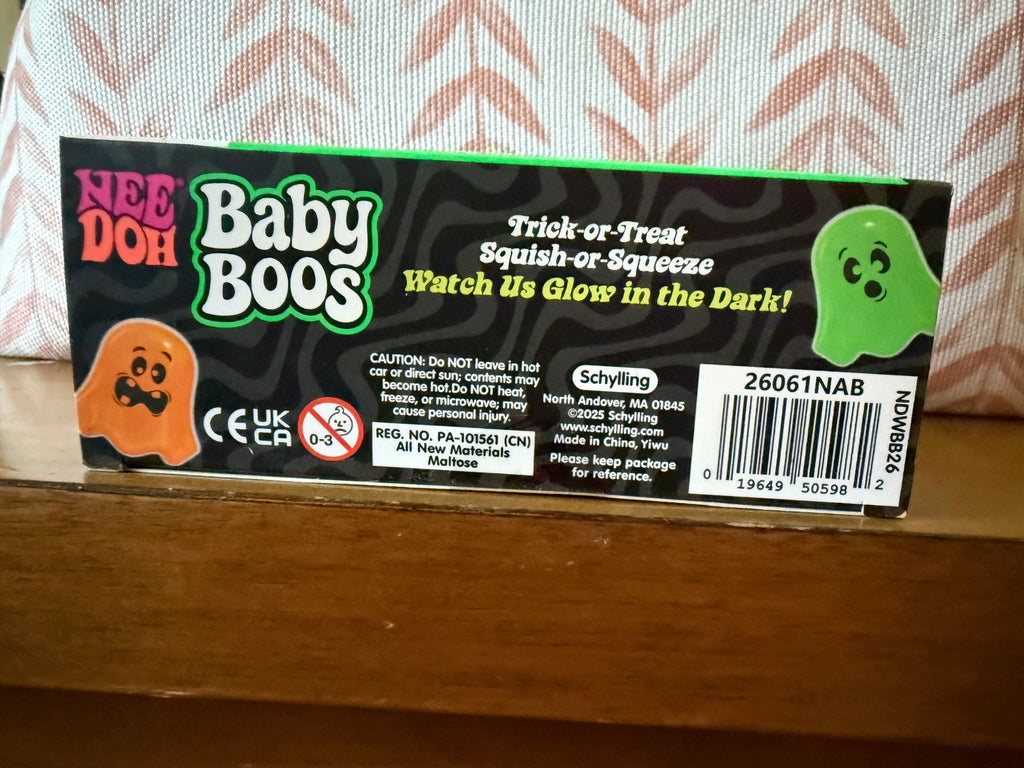 Schylling- NeeDoh- Baby BOOs- 3 pack