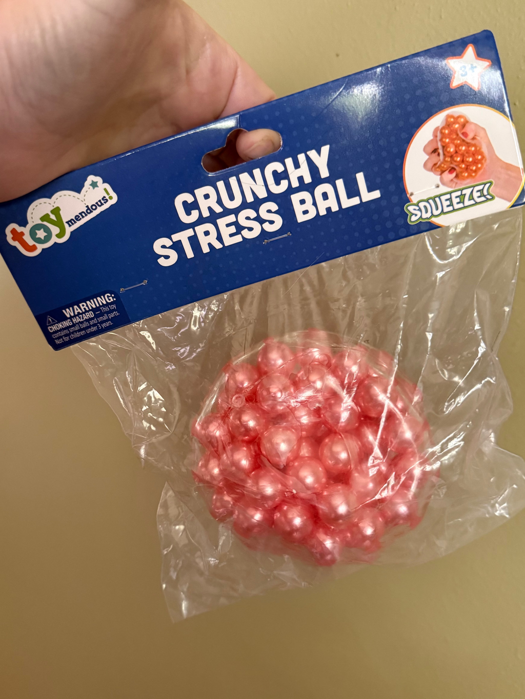 toy mendous! ASMR CRUNCHY- Squeeze Stress Ball- JUMBO