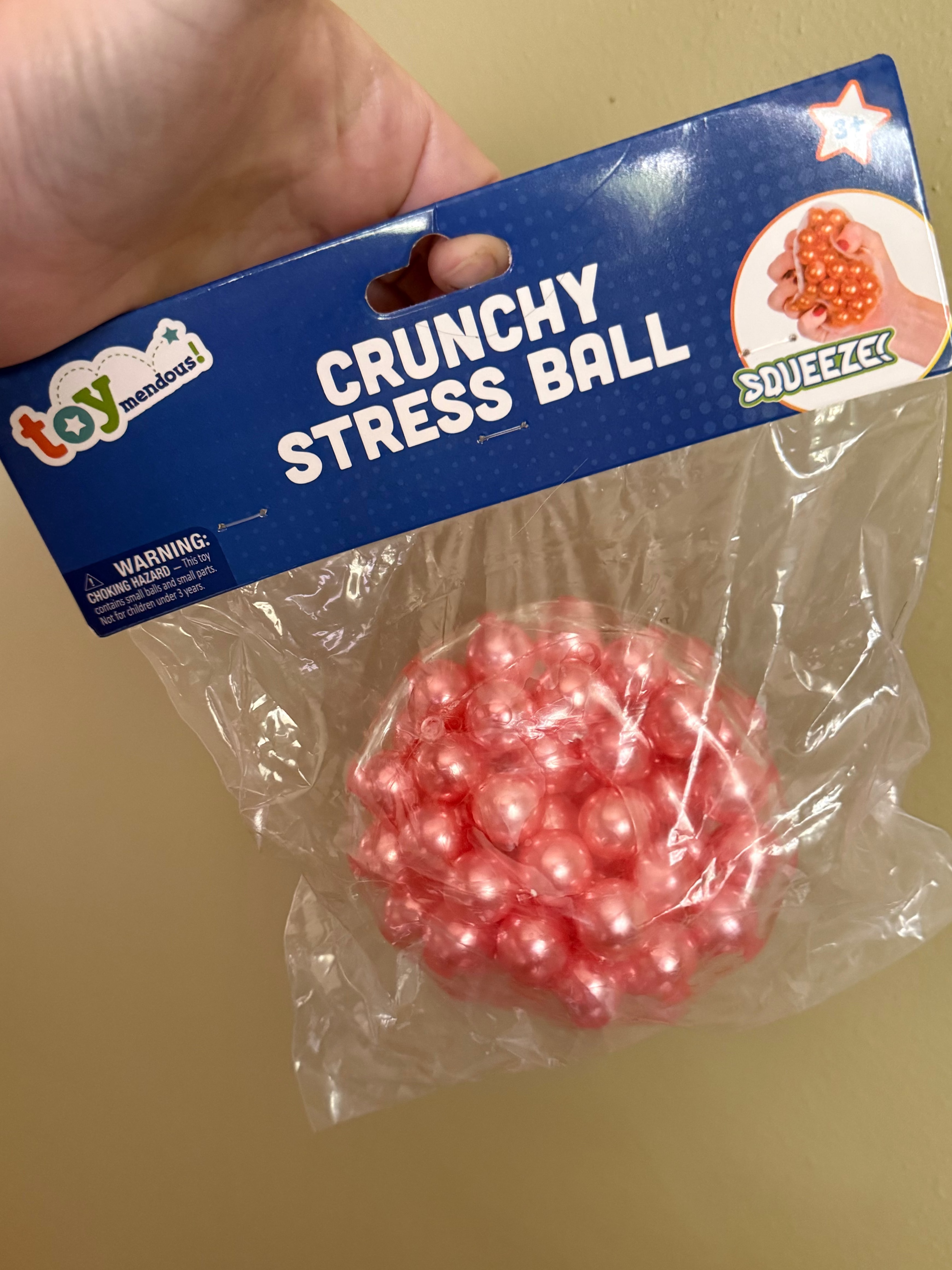 toy mendous! ASMR CRUNCHY- Squeeze Stress Ball- JUMBO