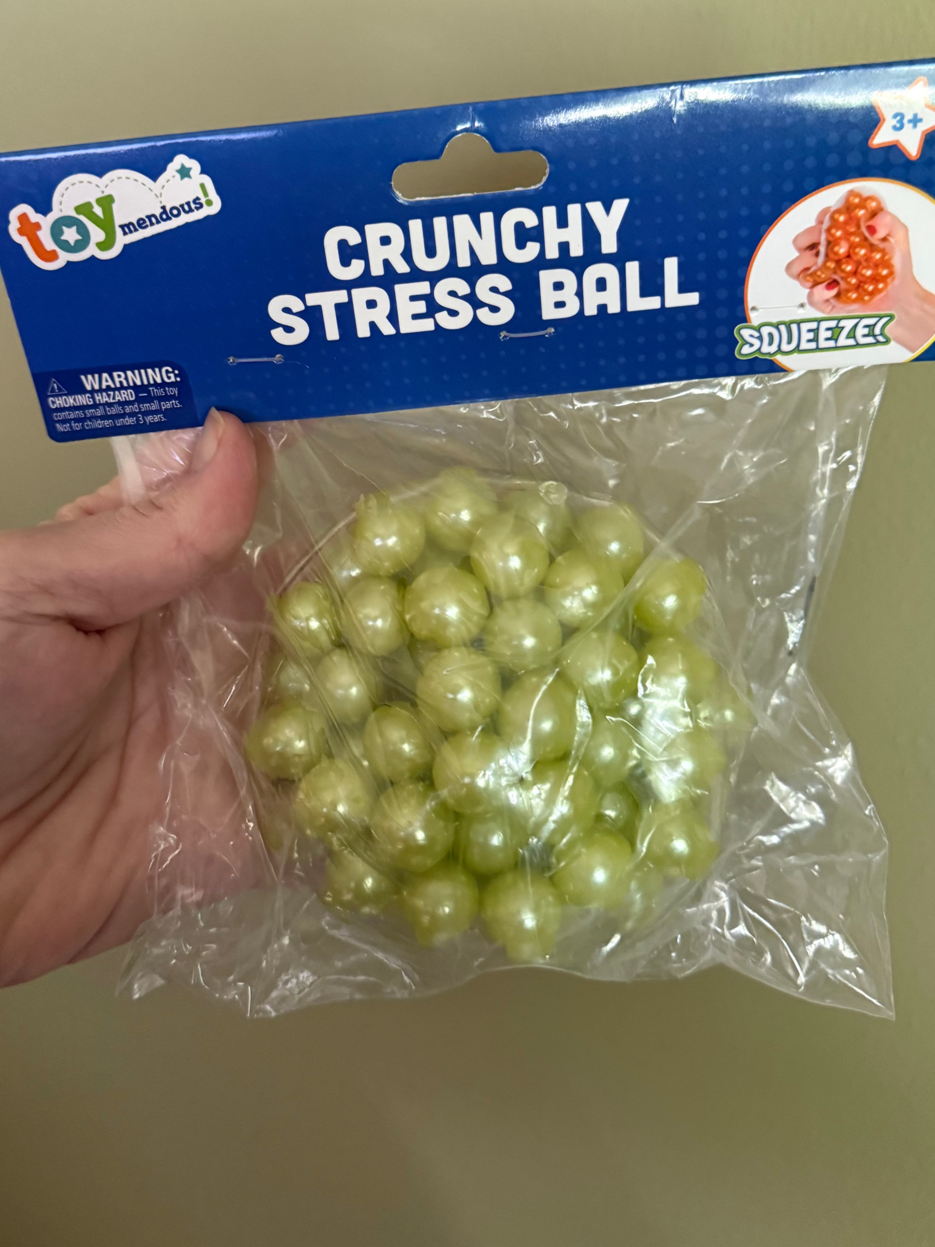 toy mendous! ASMR CRUNCHY- Squeeze Stress Ball- JUMBO