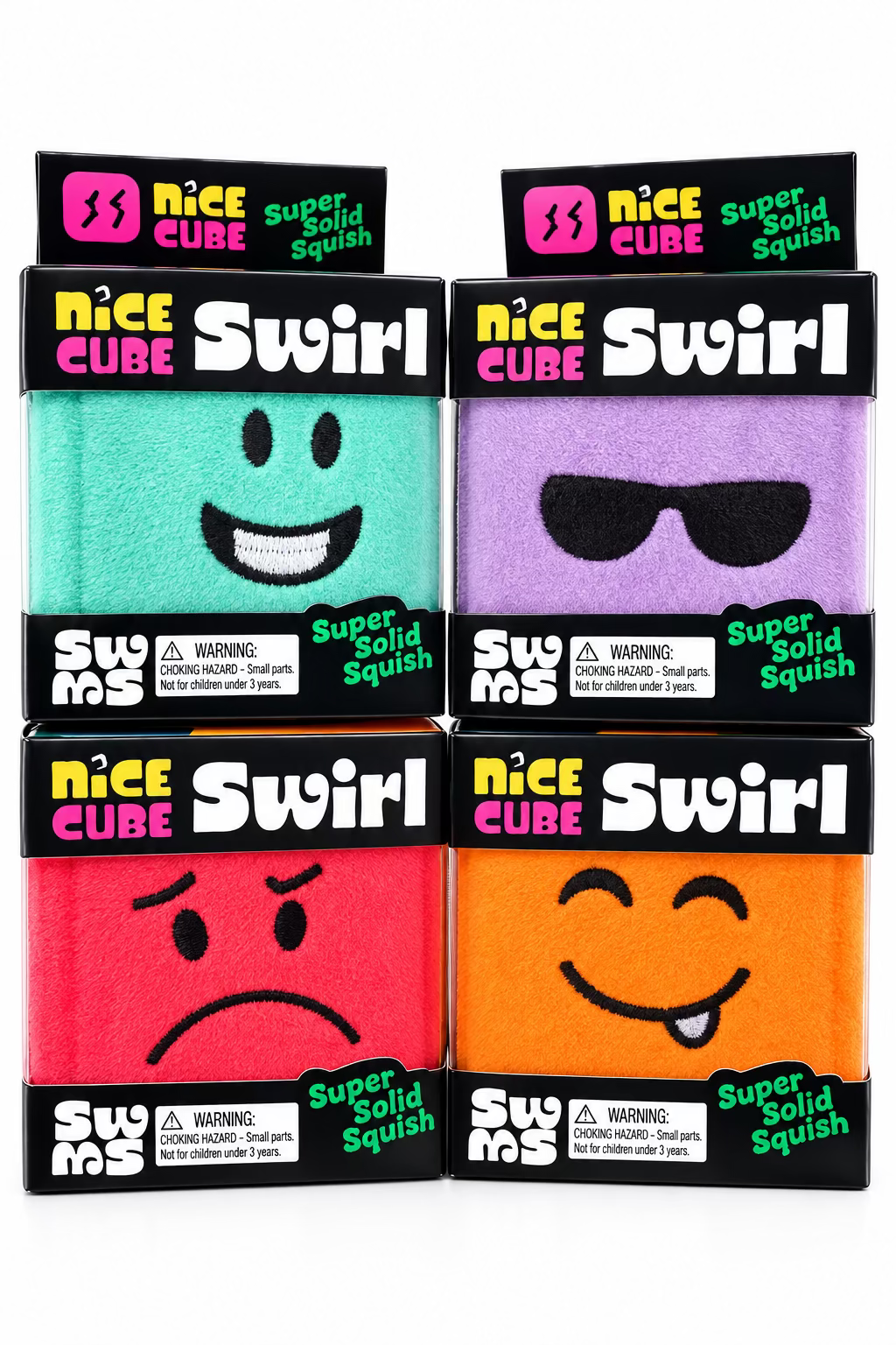 Emoji- Plush! AND Sugar Squishy Cube!