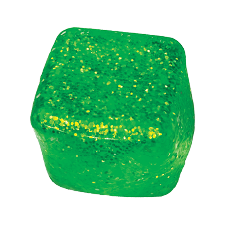 Fun Doh Glow in the Dark Squishy Sparkle Cube -