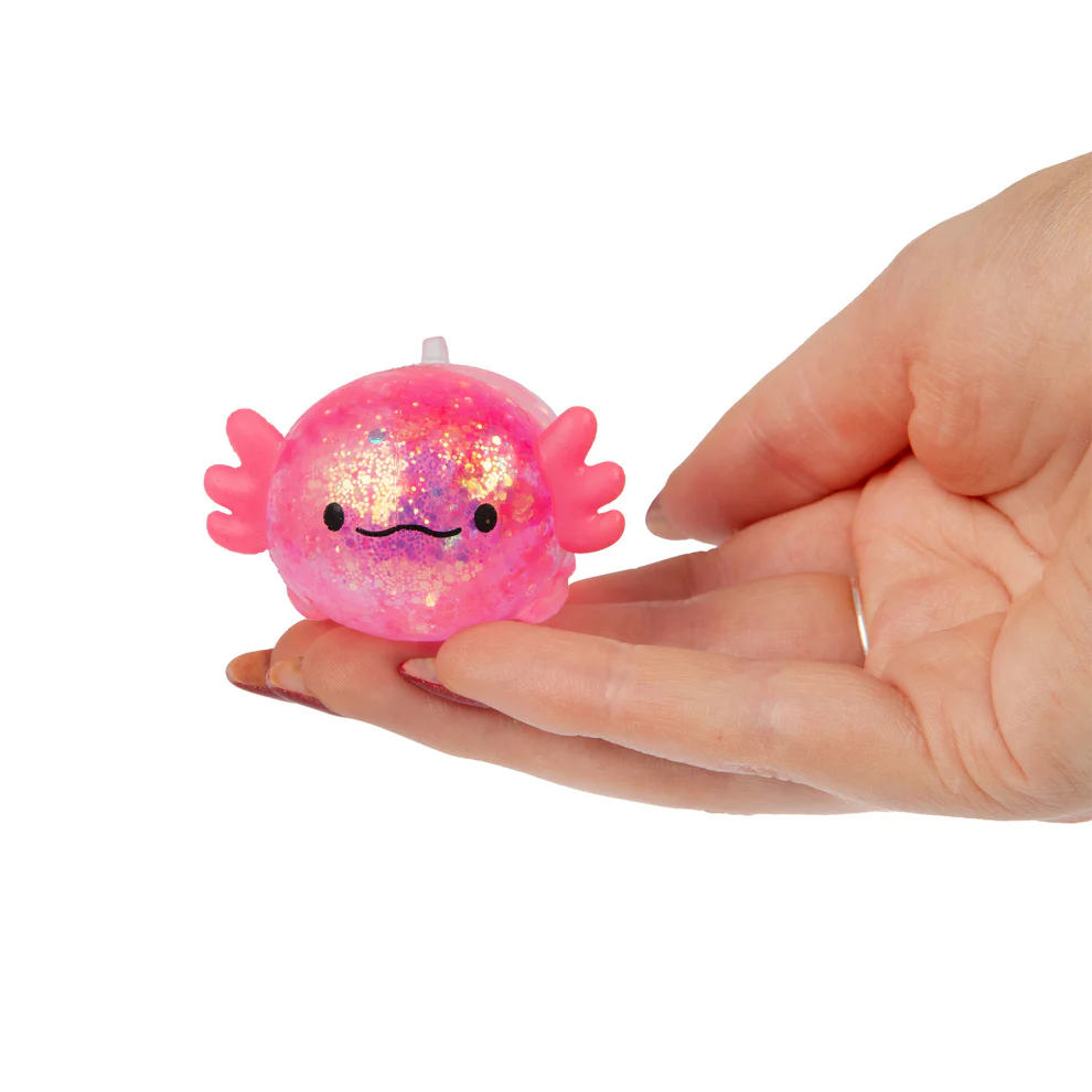 Scrunchems® Mini Sugar Axolotls Squishy Fidget Toy (3pc)