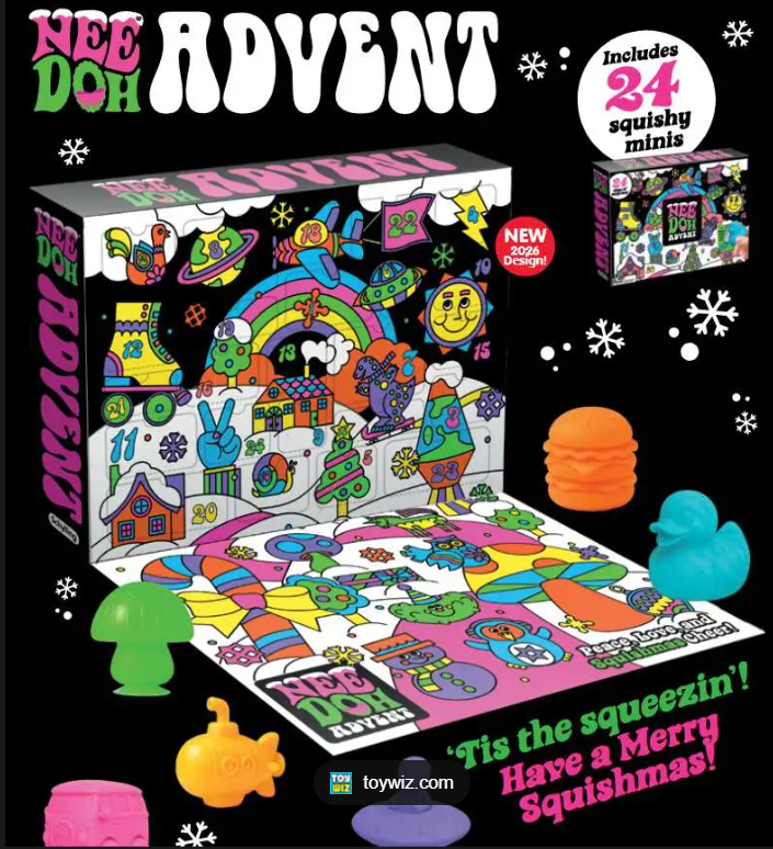 Schylling NeeDoh- Advent Calendar (Christmas)