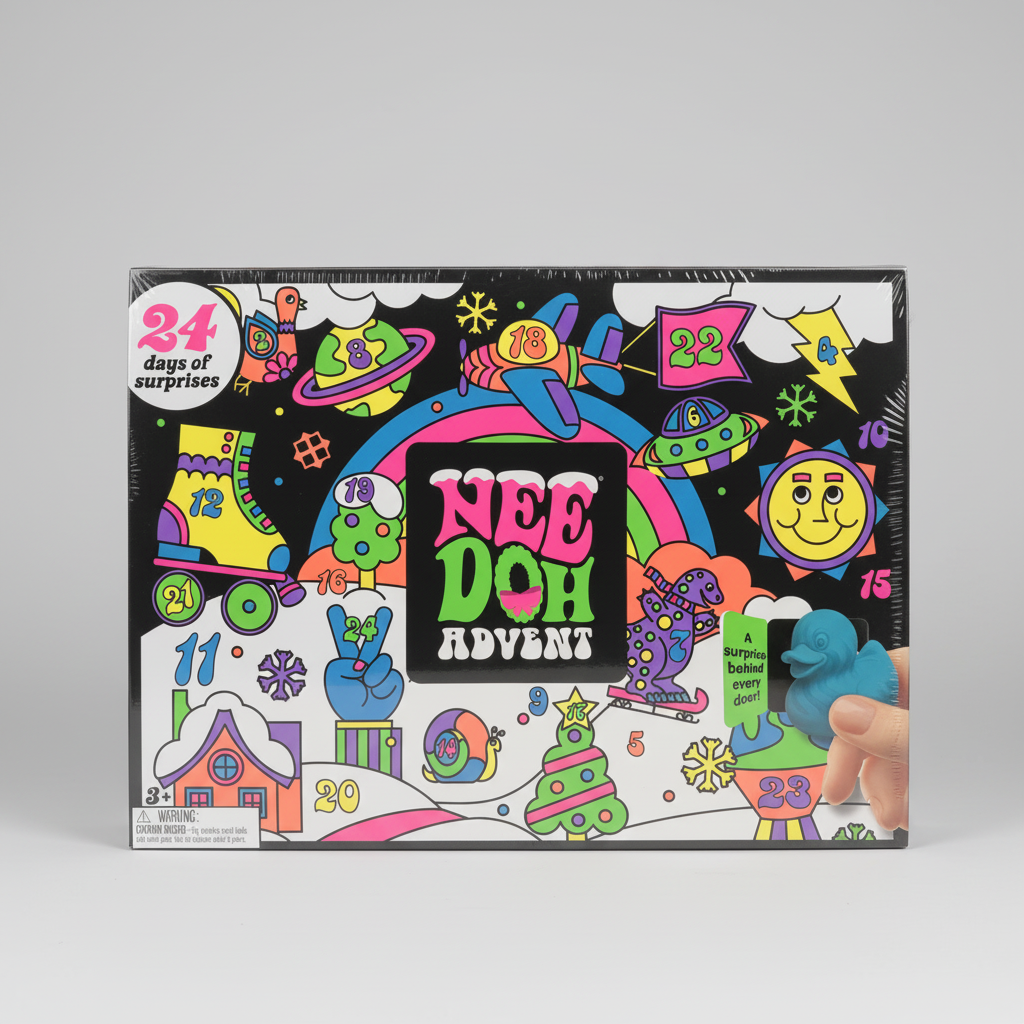 Schylling NeeDoh- Advent Calendar (Christmas)