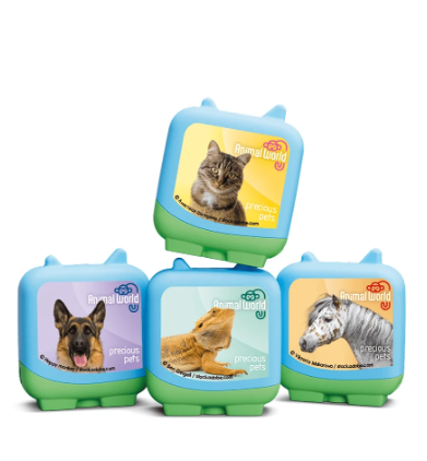 Tonies- Pocket Tonies- 4Pk- Animal World- Precious Pets