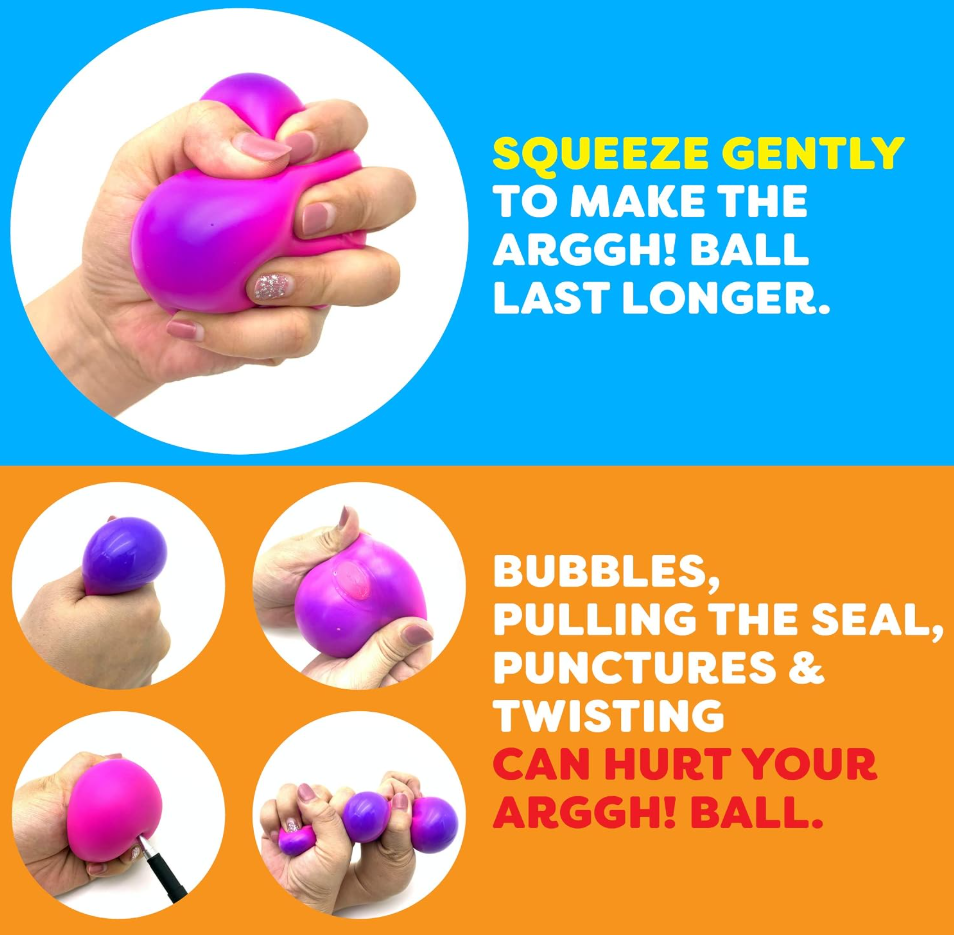 ARGGH! Ball- COLOR CHANGING- Mini (3 pieces)