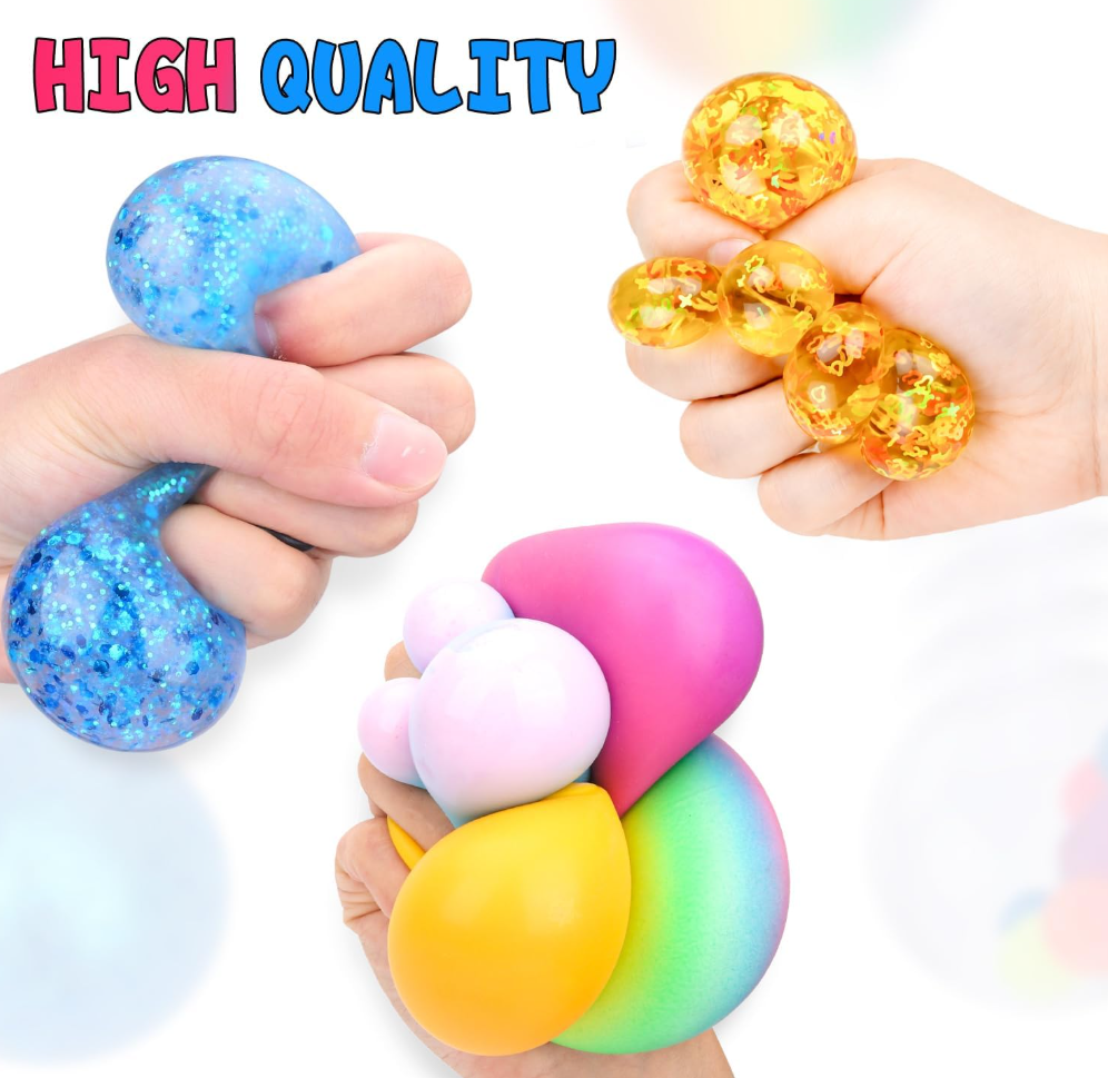 Stress Balls/ Anti-Anxiety 4 Pcs Set