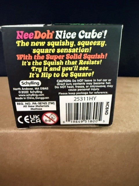 Schylling- Needoh-  Blue Nice Cube