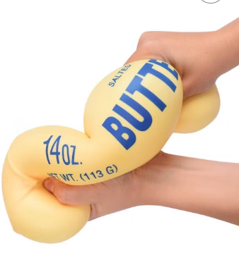 Sunny Days- Squeezy Butter- Shape Fidget Squish Toy