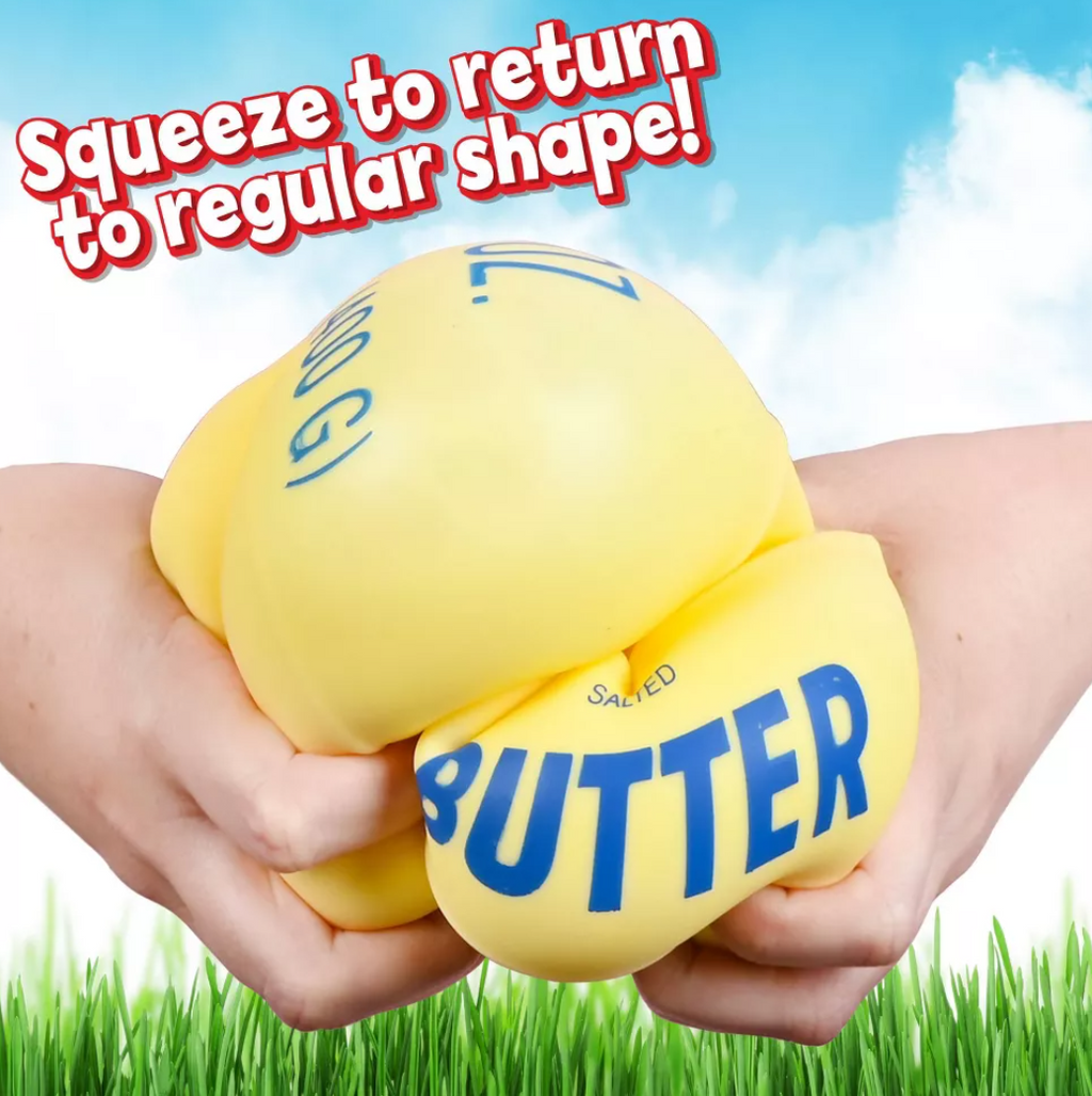 Sunny Days- Squeezy Butter- Shape Fidget Squish Toy