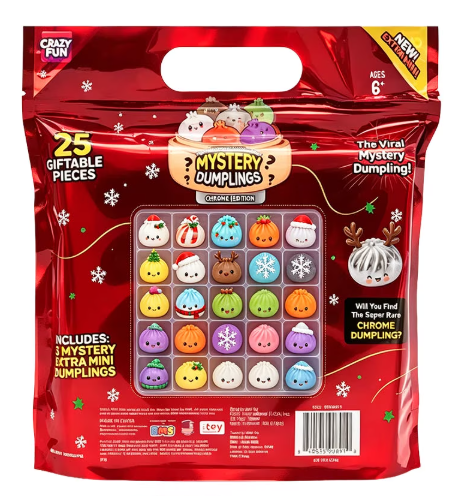 RMS- CrazyFun- The Original Mystery Dumpling- 25 MICRO Christmas Dumplings