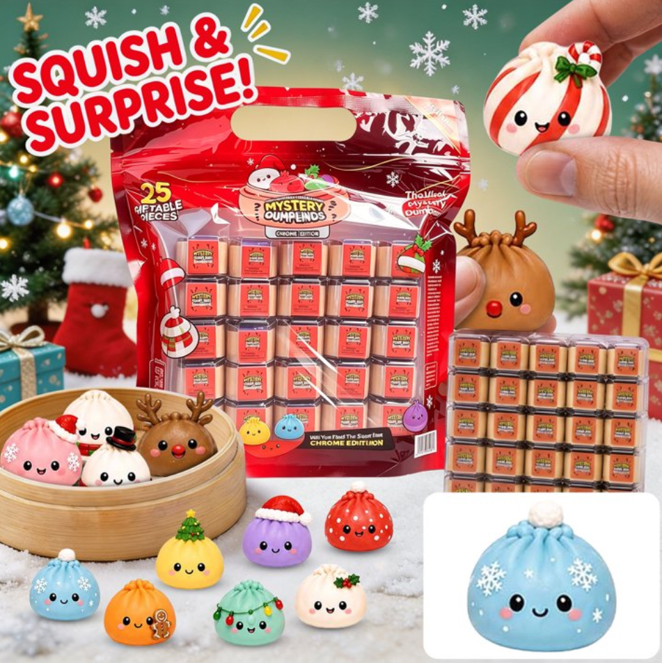 RMS- CrazyFun- The Original Mystery Dumpling- 25 MICRO Christmas Dumplings