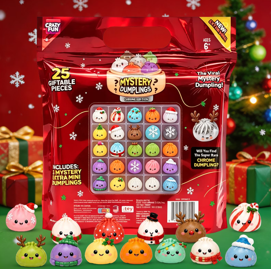 RMS- CrazyFun- The Original Mystery Dumpling- 25 MICRO Christmas Dumplings