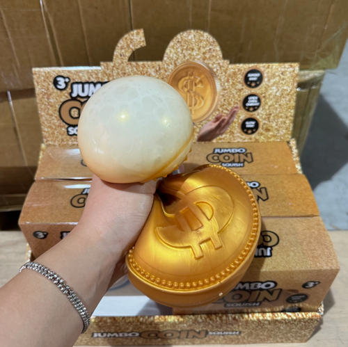 JUMBO Gold Coin Squishy
