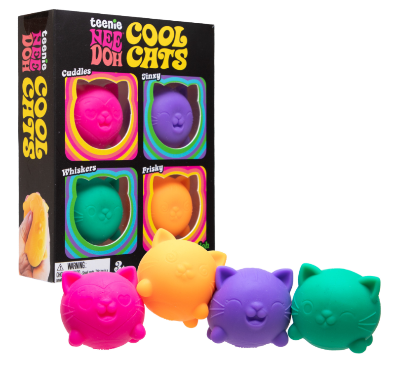 Schylling- NeeDoh- Cool Kittens (4pack)