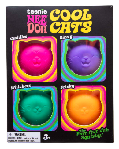 Schylling- NeeDoh- Cool Kittens (4pack)