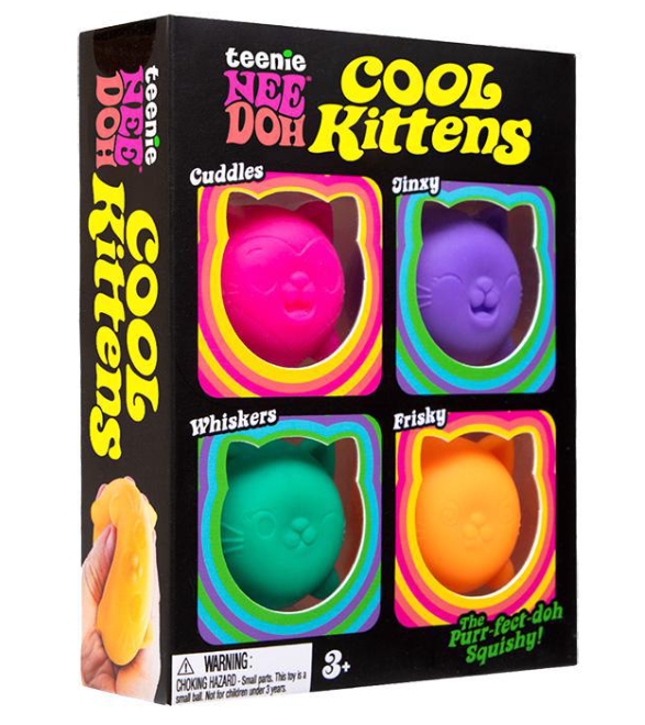 Schylling- NeeDoh- Cool Kittens (4pack)