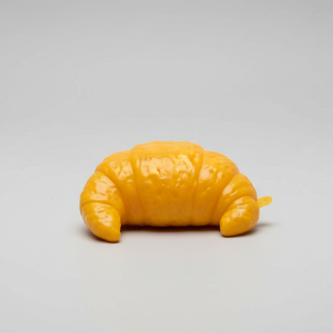 CRUNCHY! ASMR- Croissant Squish Toy
