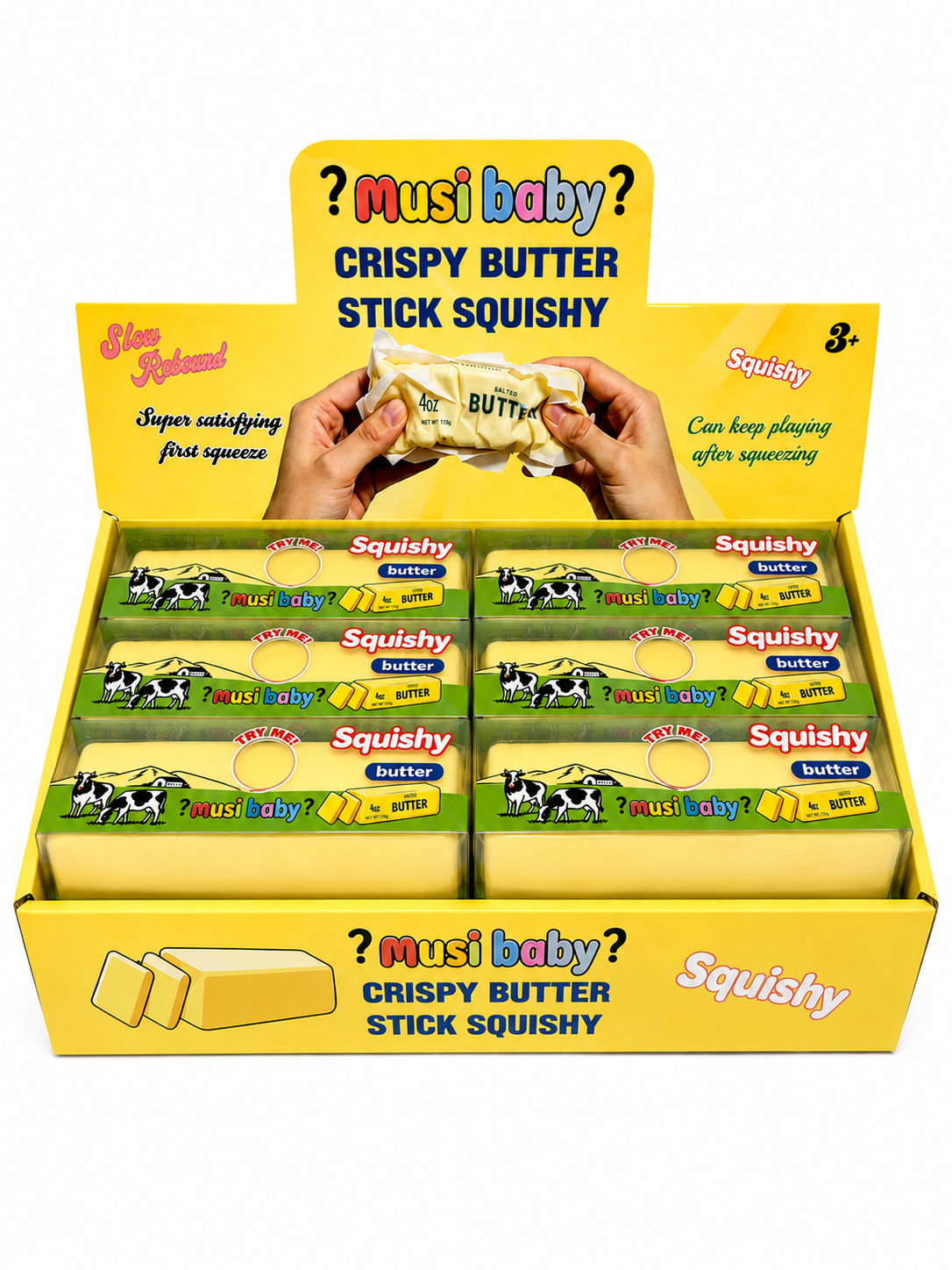 Crispy Butter Stick Squishy Wax Coated