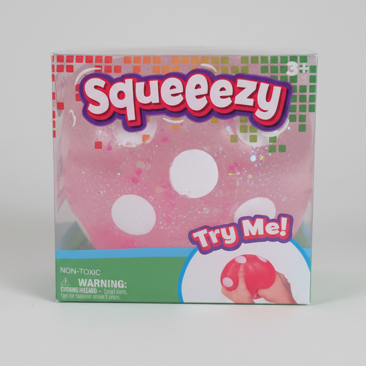 JUMBO Squeeezy Glitter Dice Squishy